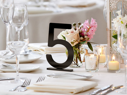 3D Number With Stand For Wedding Table Number