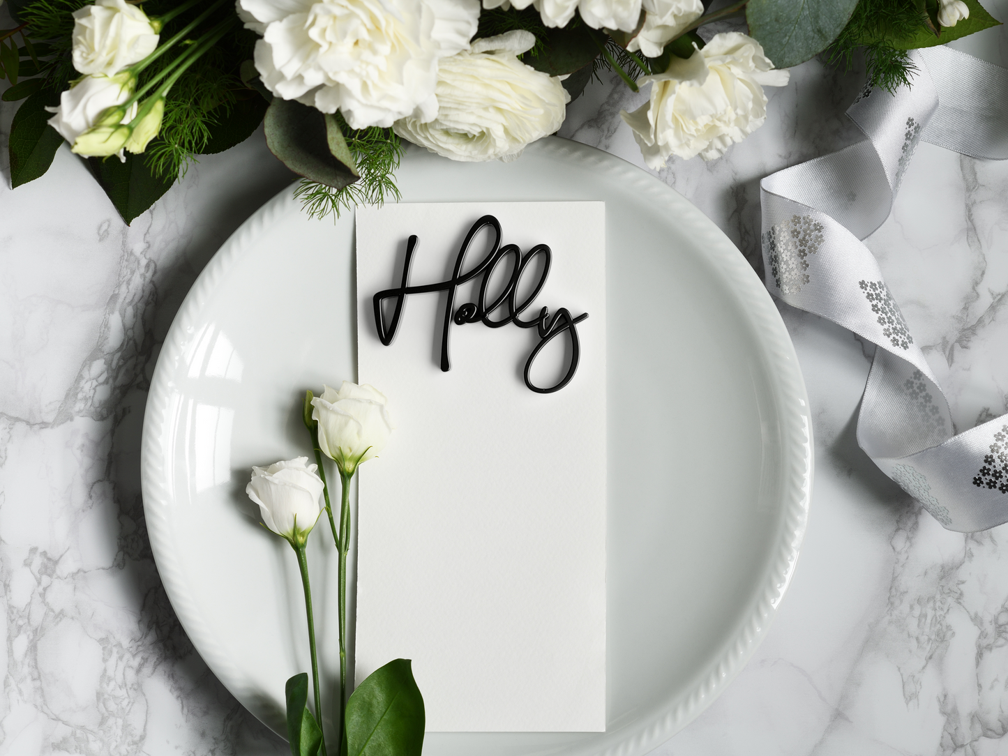 Luxury Acrylic Wedding Place Names