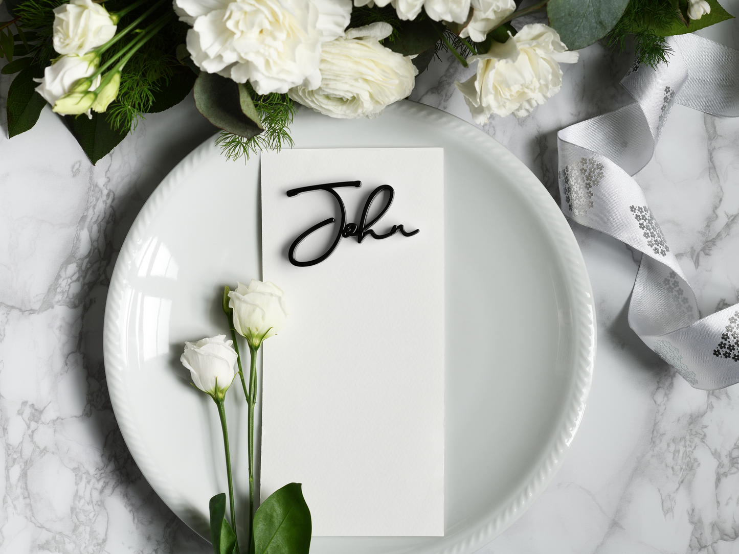 Luxury Acrylic Wedding Place Names